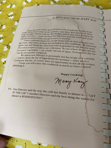 Cooking with Mary Kay Plastic Comb 500 Recipes Rare vintage cookbook - Picture 8 of 13