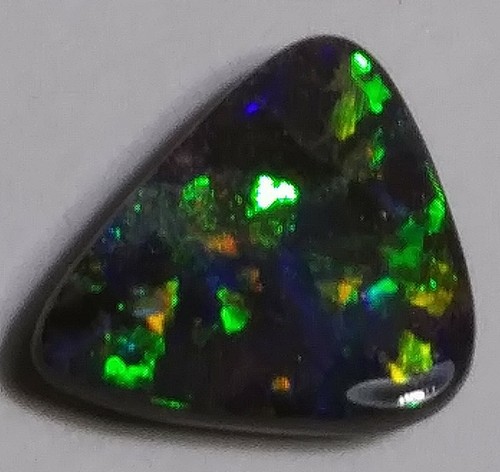 ¡EXCEPCIONAL ópalo de roca sólido de 3,2 quilates NARANJA BRILLANTE Y VERDE Queensland! - Imagen 4 de 9