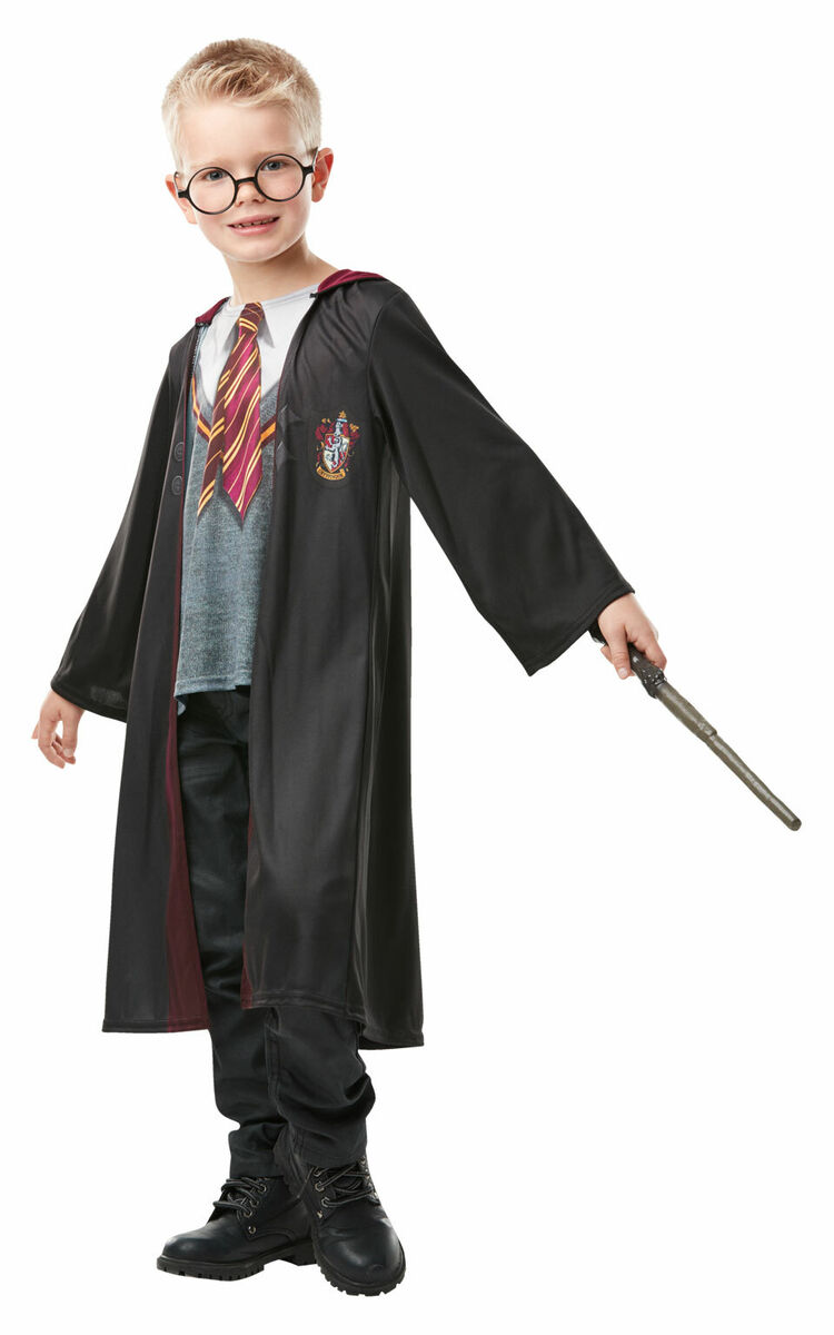 Slytherin Robe Kids Harry Potter Costume Halloween Fancy Dress