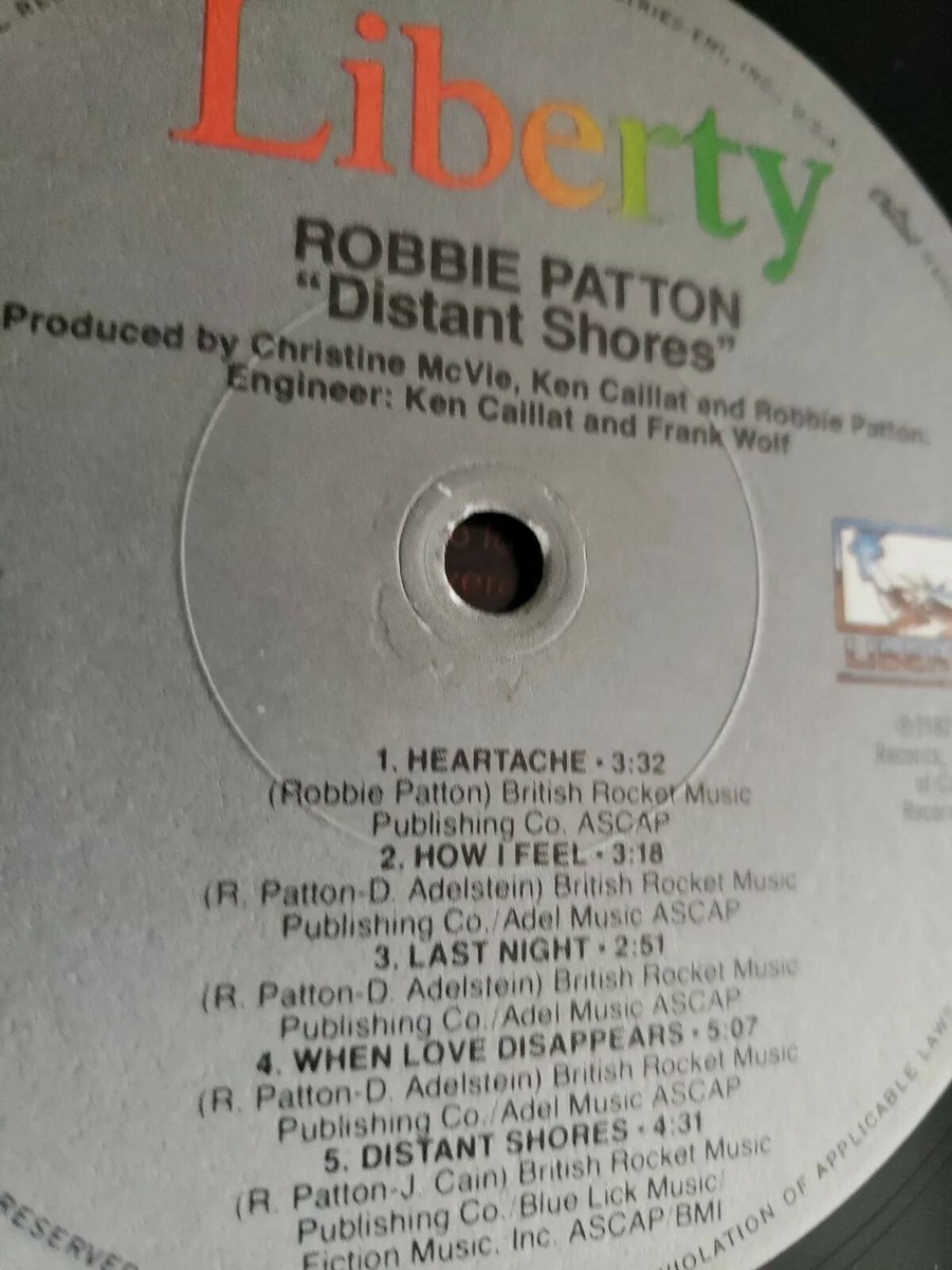 Robbie Patton Distant Shores NM Vinyl Christine McVie Fleetwood