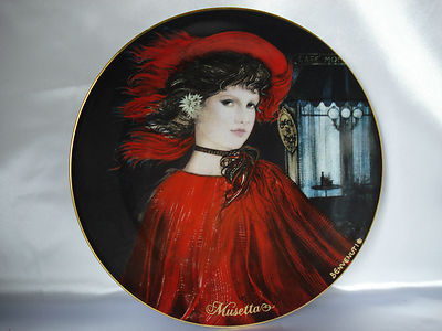 Musetta Plate 1986 MUSETTA PLATE WOMEN OF PUCCINI RICCARDO BENVENUTI | eBay
