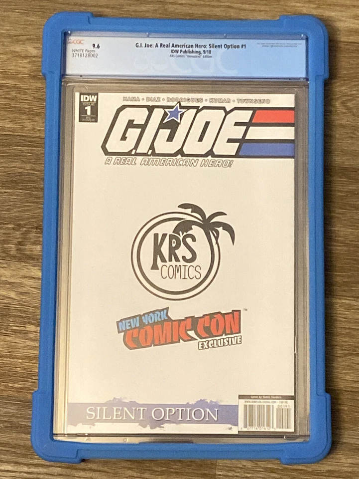 GIJOE: A Real American Hero: Silent Option #1 Dawn Snake Eyes CGC 9.6, IDW, 9/18 Foto 3 de 3