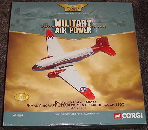 CORGI 1/144 AA30005 DOUGLAS C-47 DAKOTA RAE FARNBOROUGH 1985 - Photo 3/4