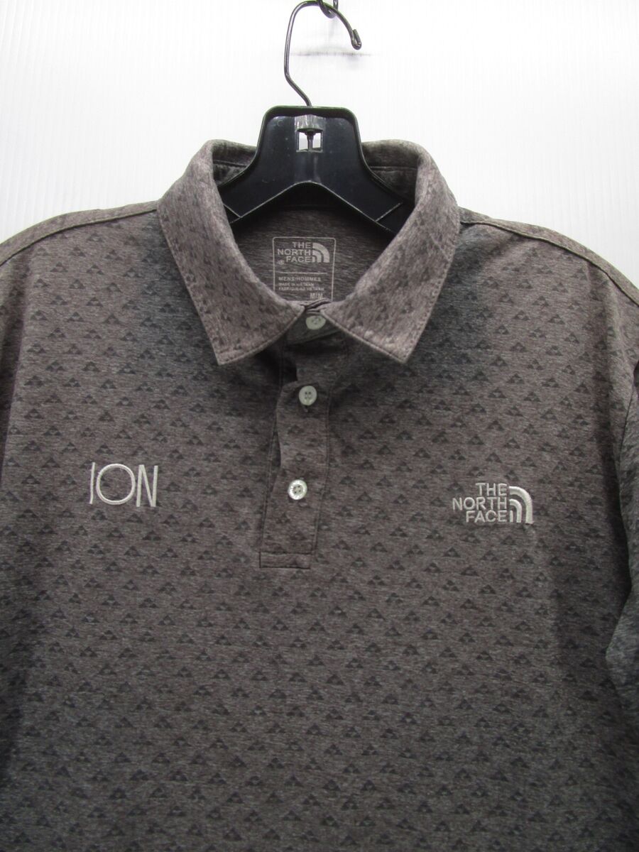 The North Face Polo Shirt Men Medium Gray Flash Dry XD Golf The North Face Polo Shirt Men Medium Gray Flash Dry XD Golf