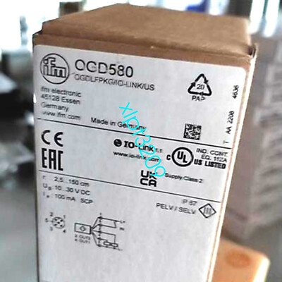 OGD580 New IFM Laser Ranging Sensor FedEx or DHL