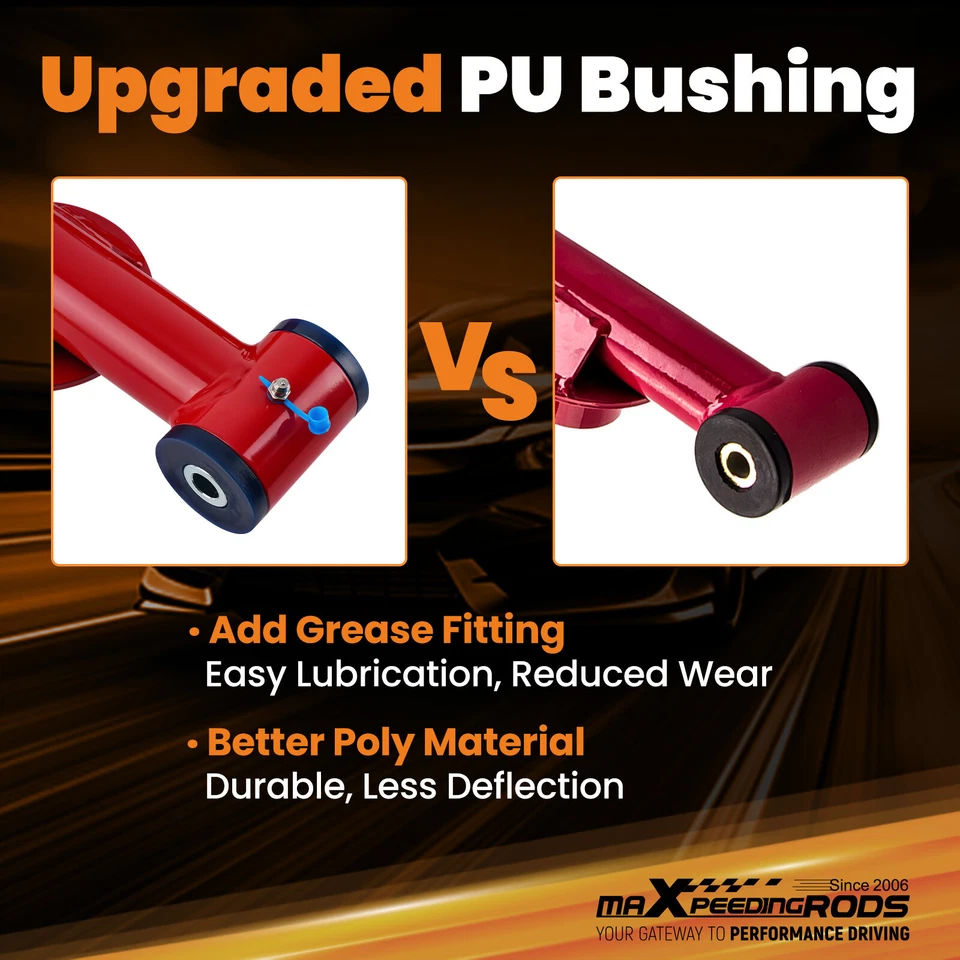 Tubular Upper Lower Rear Control Arm Kit For Ford Mustang 79-04 Mercury Capri 86 - Image 3 of 4