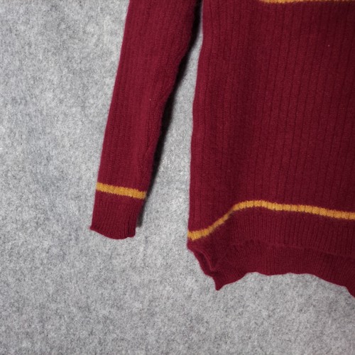 Harry Potter 100% Wool Sweater XS Official Wizarding World Gryffindor Quidditch - Picture 4 of 13