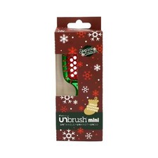 Unbrush Mini Holiday Hair Brush HOLLY - New