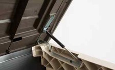 2 x KETER STORE-IT-OUT  150N HEAVY DUTY HINGES (STOCK CLEARANCE) SUPER LOW PRICE