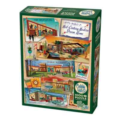 Cobble Hill  -  Mid-Century Modern Dream Home  -  Puzzle 1000 pieces  NEW