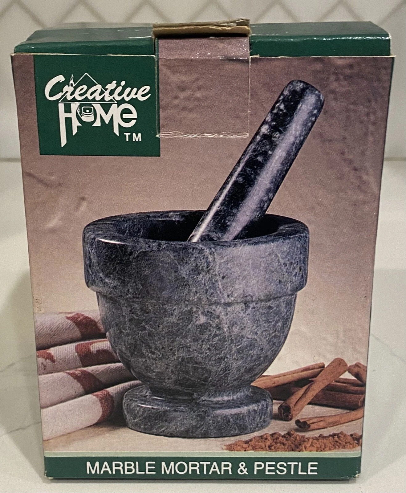 New Mortar And Pestle Footed Marble Natural Stone Green Pestal Set To Grind Food
Opens in a new wind