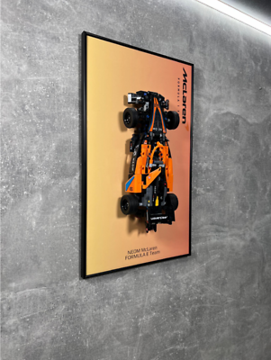 LEGO Art Wall Holder Frame 50x30 cm. Technic NEOM McLaren Formula