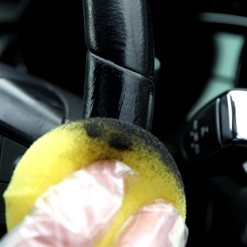 Car Audi "Soul/Black" Leather Paint 50ml for Car Seat, Steering Wheel, Interior - Picture 4 of 4