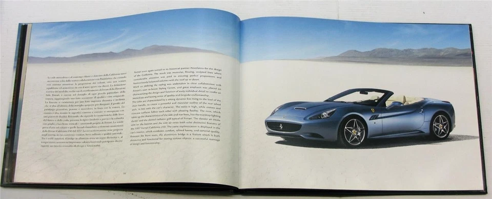 FERRARI California 2009 Car Sales Brochure 2008 #95998073 Eng/Italian Text - Image 3 of 4