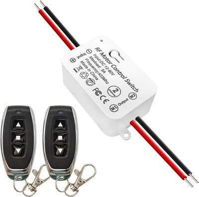 DieseRC Wireless DC Motor Remote Control Switch, DC 12V~80V 5A Relay Receiver...