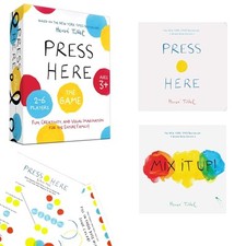 Herv  Tullet Gift Set - Press Here  Mix It Up Board Books, Press Here Game . .