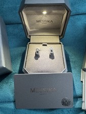 Messika Earrings with Diamonds Gold and White