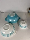 PYREX  CINDERELLA AMISH BUTTERPRINT NESTING BOWL SET OF 3; 441, 443, 444