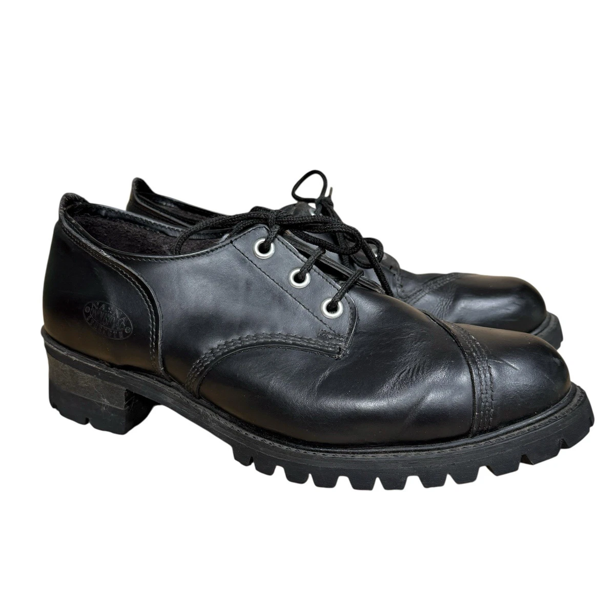 Black Leather 1990s Vintage Shoes for Men for sale | eBay