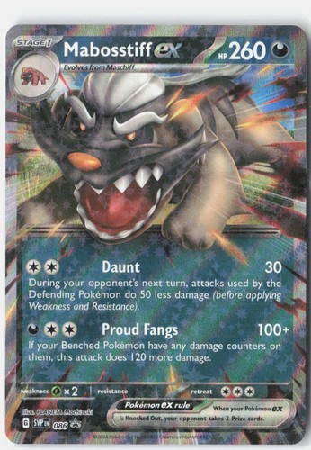 Mabosstiff ex Holo Promo SV: Scarlet & Violet Promo Cards 086 NM