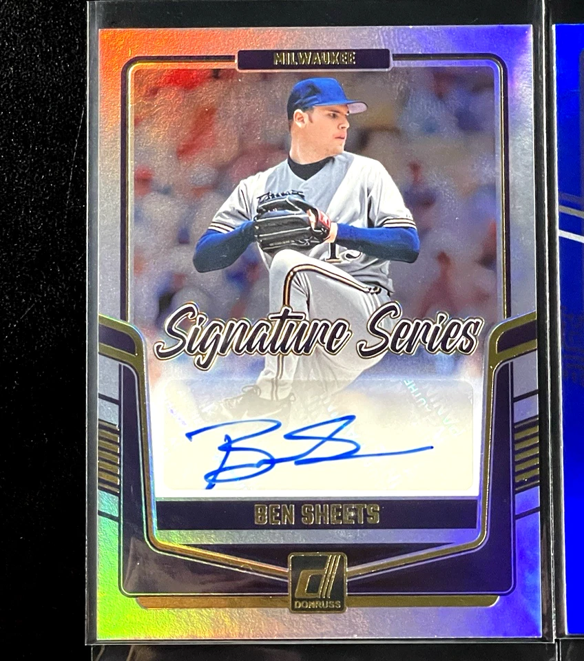 HOJAS BEN 2024 Panini Donruss SERIE FIRMA AUTOMÁTICA - Milwaukee Brewers Lote 12 Foto 2 de 4