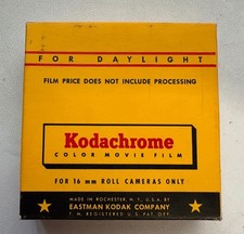 Vintage Kodak Kodachrome 16 mm Movie Film 100 ft Roll Expired Feb 1959