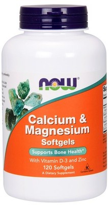 NOW Foods Calcium & Magnesium with Vit D and Zinc - 120 (183,25 EUR/kg)