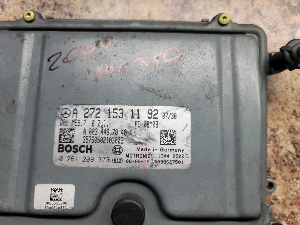 Módulo de control del motor Mercedes-Benz ML350 2007 2008 2009 3,5 ECU ECM 2721531192 Foto 2 de 4