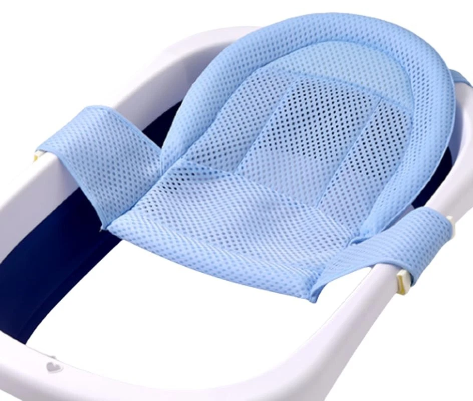 Adjustable Baby Bath Mesh Sling Non-Slip Infant Bathtub Shower Net Breathable...
