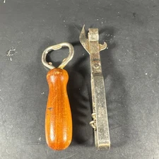 two old bottle openers