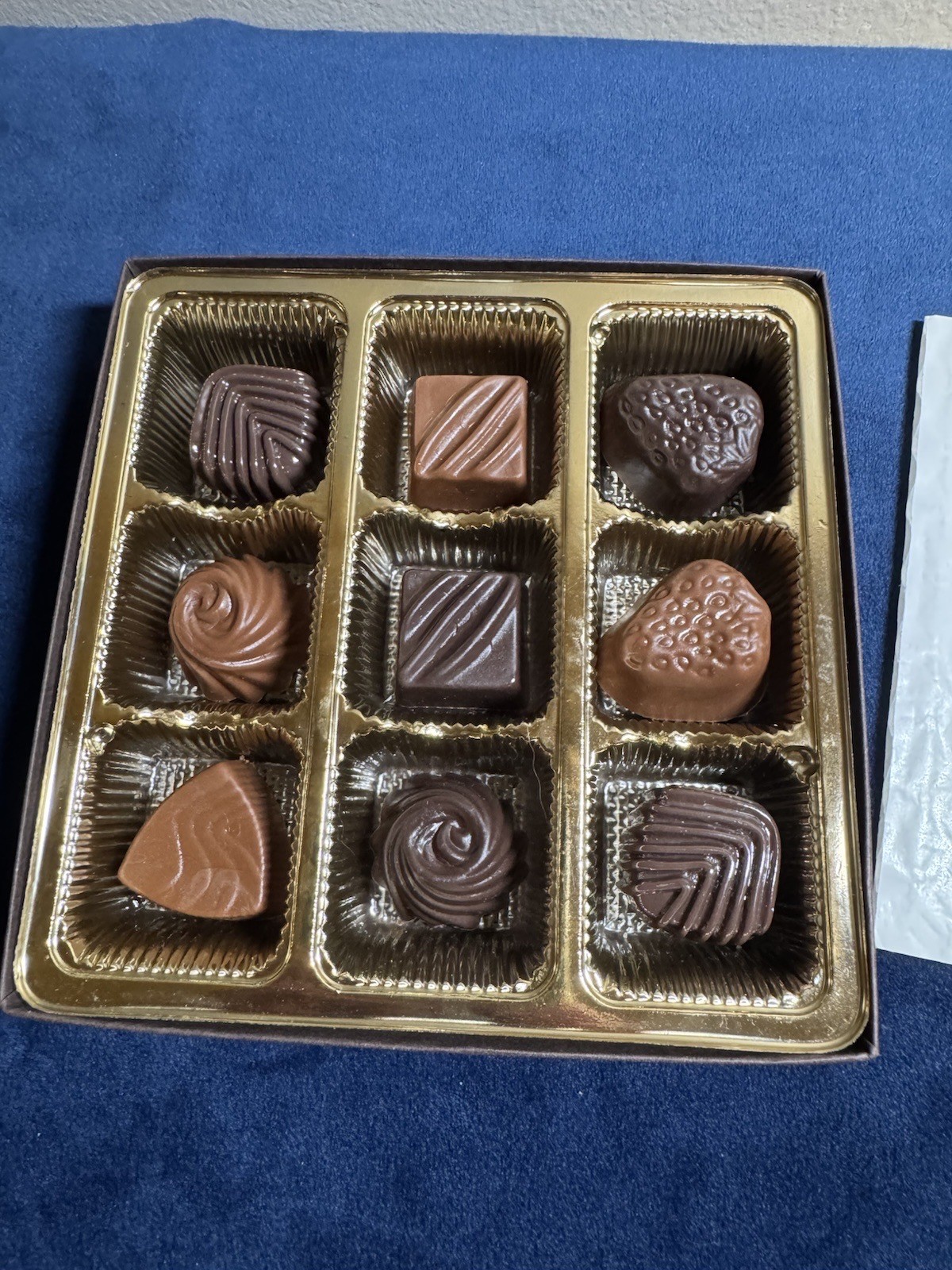 Pretend play food, realistic box of chocolates