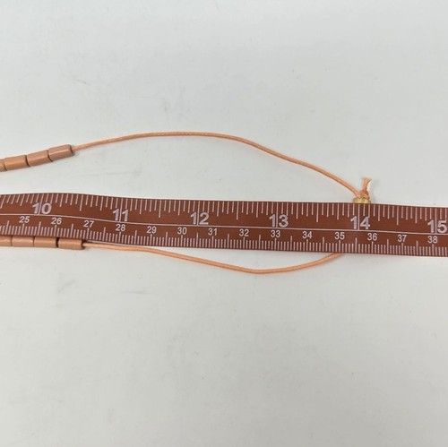NWT MADEWELL BOHO TASSEL NECKLACE PEACH BLUSH SLIDE ADJUSTABLE FASHION JEWELRY - Picture 12 of 12