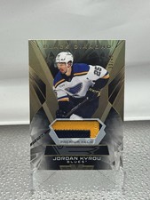 2025-26 Black Diamond Base Premium Relic Patch #BDB-JK Jordan Kyrou /49