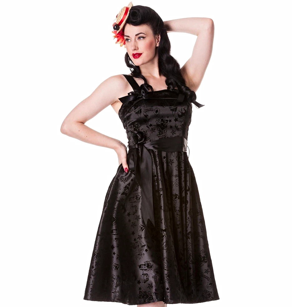 hell bunny dress corset VIXEN Martie Mint Green Women Small Pin-up Rockabilly Polka Dot is wearing XS Hell Bunny Dresses for Women
