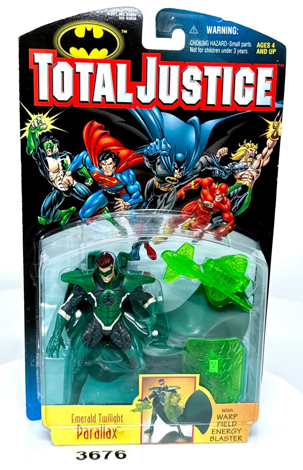 DC Super Heroes Total Justice Emerald Twilight Parallax Figure Kenner 1996