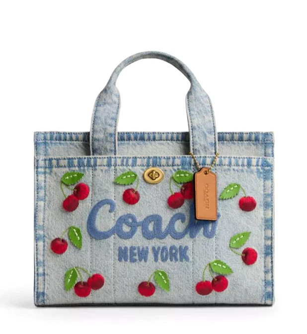 Coach Embroidered Denim Exterior Bags & Handbags for Women for