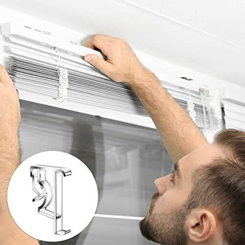 6PCS Valance Clips 2 Inch Clear Blind Clips For Blind Valance Curtain Clips - Imagen 11 de 13