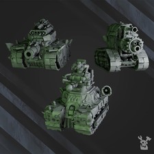3D Printed Gobbo Wagons x3 by DakkaDakka Miniatures