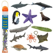 Safari Ltd. - Ocean TOOB - contains 12 Mini Figurines