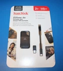 SanDisk Extreme Go 2TB Portable SSD USB-C USB 3.2 Gen 2 1050MB/s Black