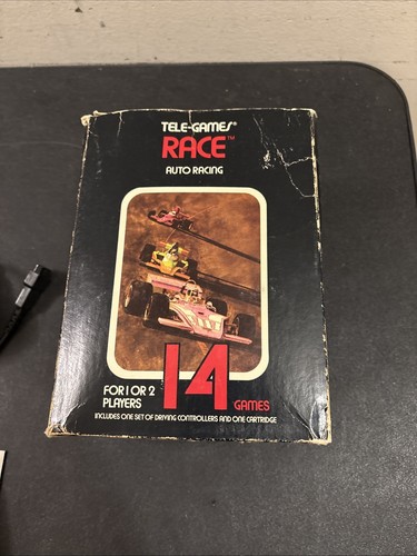 Atari 2600 Sears Tele-Games RACE Big Box With Driving Paddles Complete & Manual - Picture 11 of 18