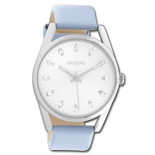 Montre Femme Chandler #967 Plaquée Or - Cadran Bleu - Mouvement Quartz Suisse - Neuf Avec étiquette