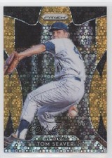 2019 Panini Prizm Tier III Neon Orange Donut Circle /150 Tom Seaver #228 HOF s3g