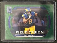 2025 Panini Donruss Elite Football - Jared Verse #6 Field Vision Emerald