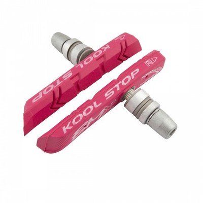 Koolstop BMX Brake Pads 78.5mm Curved Design Water Groove Steel Reinforced