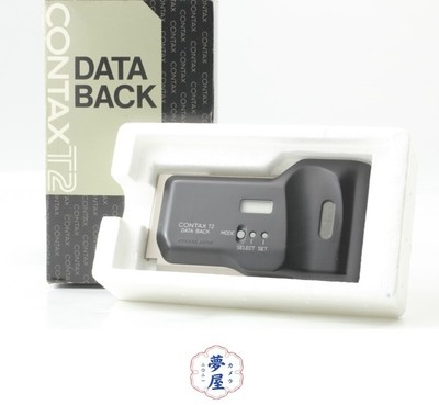 Getestet [TOP NEUWERTIG in Box] Contax T2 Datenrückwand Titansilber für T2D...