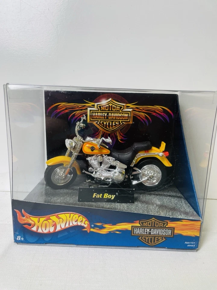 HOT WHEELS Harley Davidson Collection 1:18 Die Cast Motorcycle MATTEL 2001 NEW - Image 2 of 4