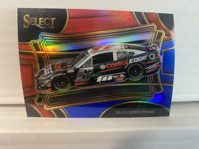2024 Select Racing #110 Brad Keselowski Pit Road Red White & Blue Prizm #/149