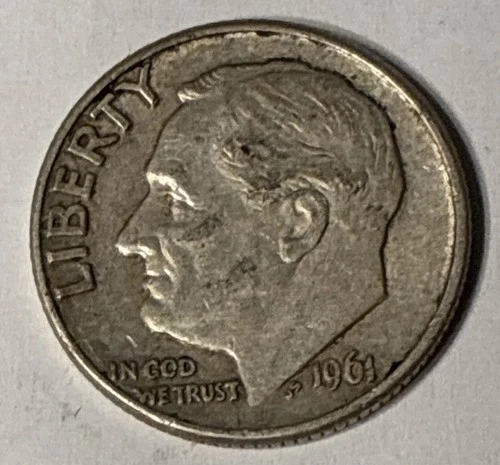 United States Roosevelt Dime D 10 Cents Coin %90 Silver Overall Nice ￼