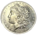 BU Uncirculated 1884-O Morgan Silver Dollar Sharp Features High MS Quality